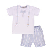 Everything Must Change (EMC) Baby Boy T-shirt and Linen Short Set